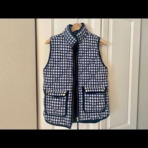 J crew down vest like new (xs)